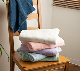 高品質な今治タオル採用